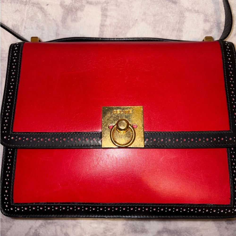 Vintage Celine Box Leather Bag - Picture 5 of 11
